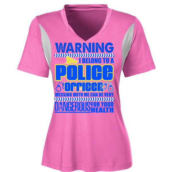 I Belong To A Police Officer T Shirt, I Love Police T Shirt, Awesome T-Shirts