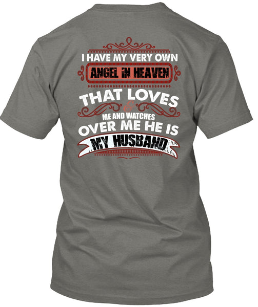 He Is My Husband T Shirt, Angel In Heaven T Shirt