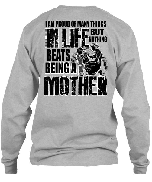 Being A Mother T Shirt, I Love Mom T Shirt