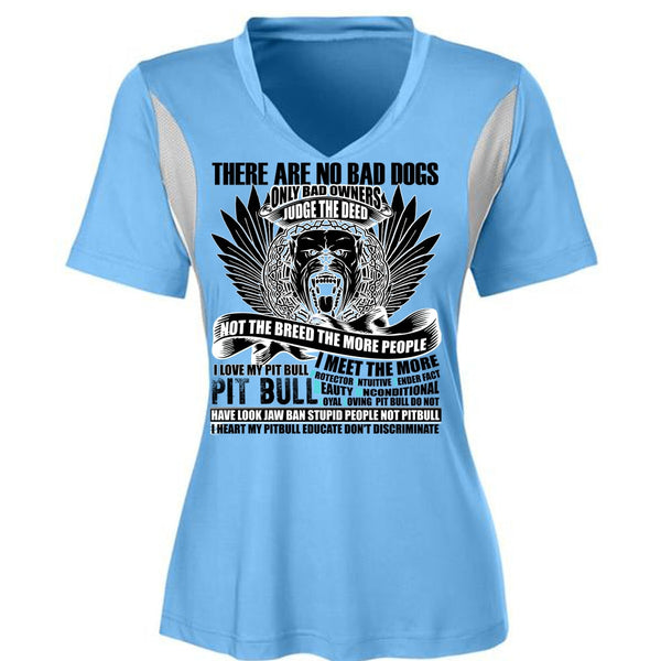 I Love My Pit Bull T Shirt, There Are No Bad Dogs T Shirt