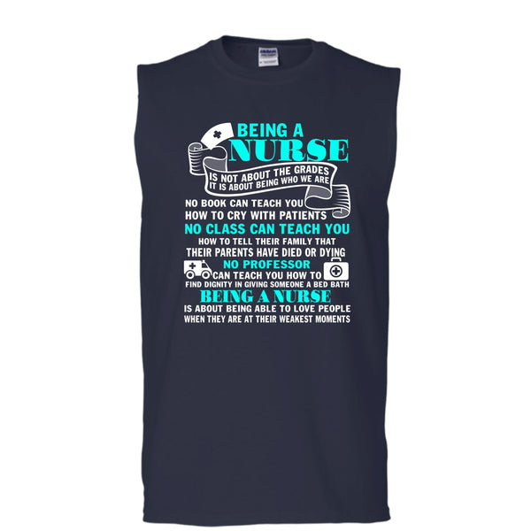Being A Nurse T Shirt, Coolest Nurse T Shirt, Cool T Shirt (Men's Cotton Sleeveless)