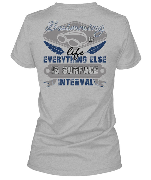 Swimming Is Life T Shirt, I Love Swimming T Shirt