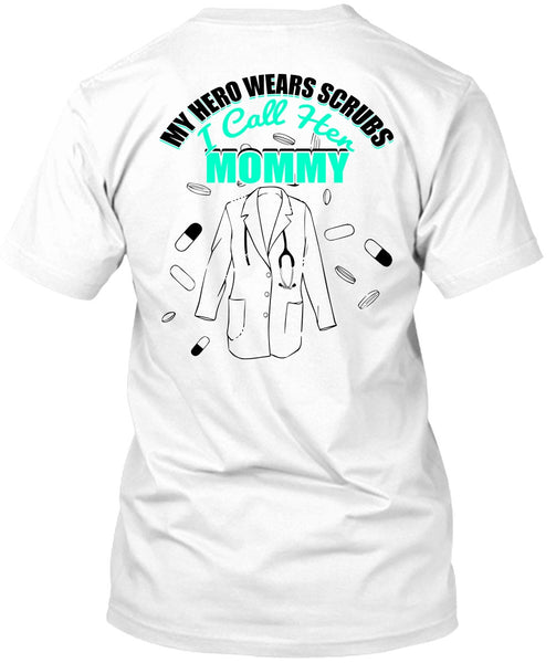 A black t-shirt with the shopify logo