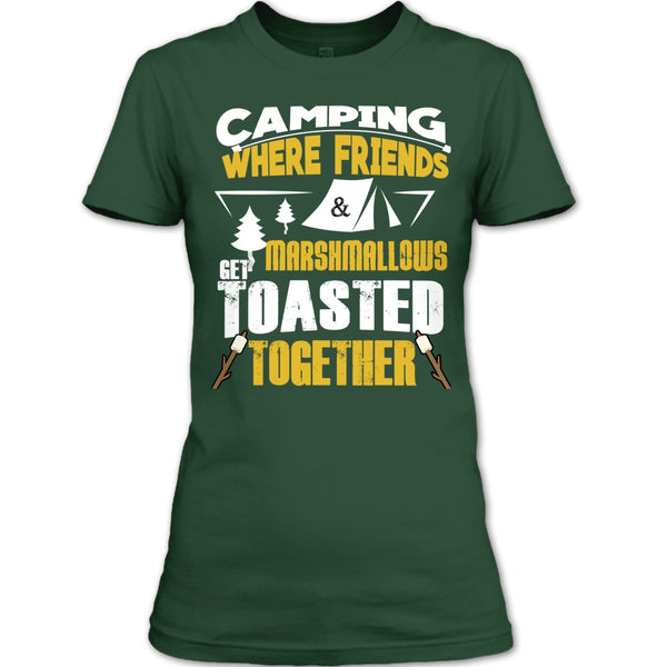 Camping T Shirt, where Friends Marshmalows T Shirt