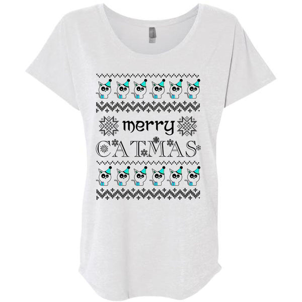 Merry Catmas T Shirt, Happy New Year T Shirt, Awesome T-Shirts