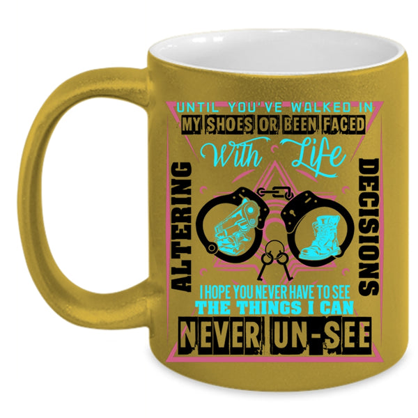 Cool Gift For Policeman Coffee Mug, Awesome Police Officer Accent Mug