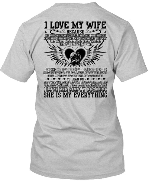I Love My Wife T Shirt, I Love Husband T Shirt