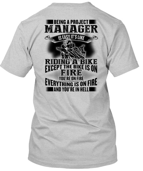 Being A Project Manager T Shirt, I Love Manager T Shirt