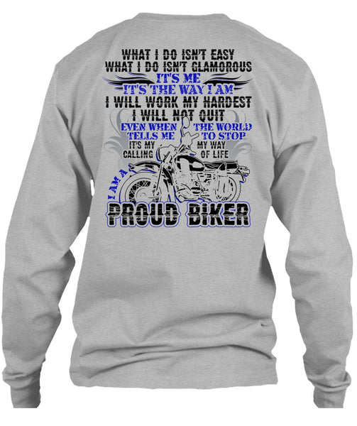 I Am A Proud Biker T Shirt, I Love Biker T Shirt