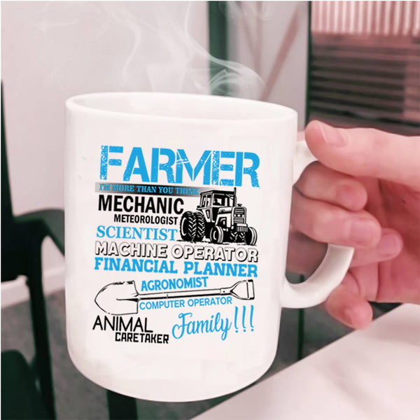 Best Gift For Famers Coffee Mug, Farmer Cup