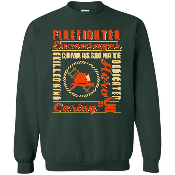 Skilled Kind Compassionate Dedicate T Shirt, I Am A Coolest Firefighter Sweatshirt