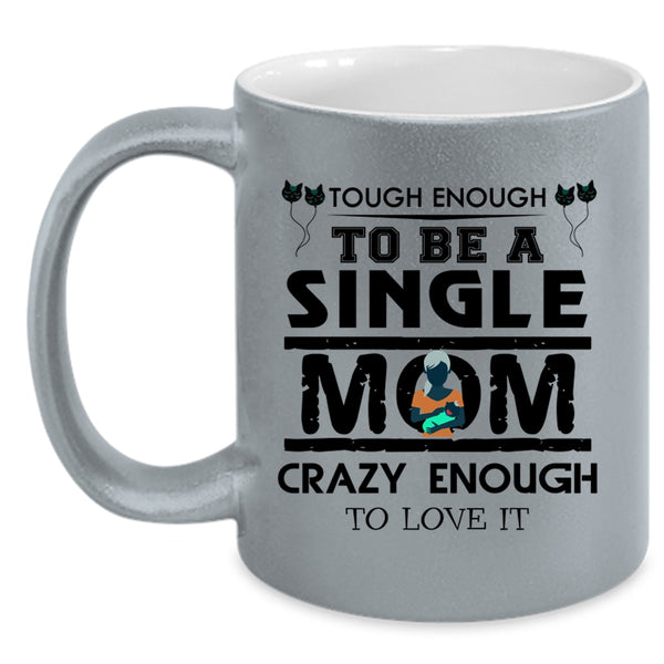 Awesome Gift For My Mom Coffee Mug, Cat Mom Accent Mug