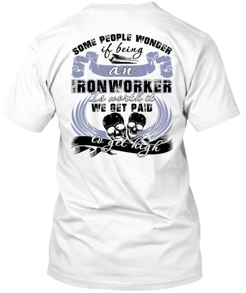 A black t-shirt with the shopify logo