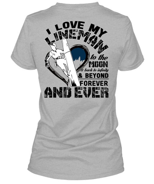 I Love My Lineman T Shirt, Being A Lineman T Shirt