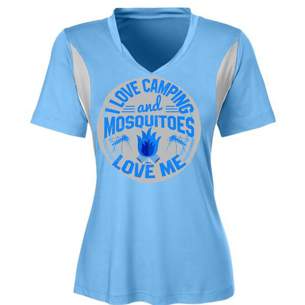 I Love Camping And Mosquitoes Love Me T Shirt, I Love Camping T Shirt, Awesome T-Shirts