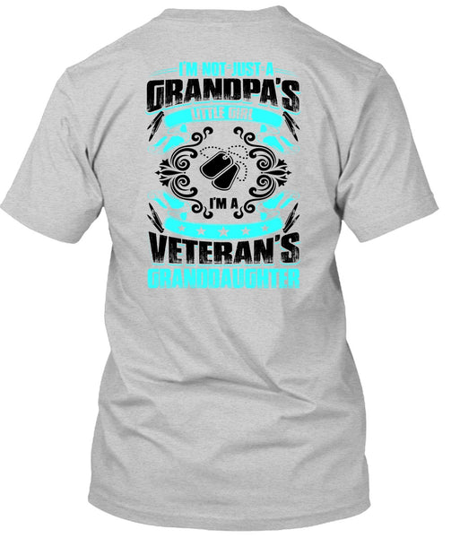 Grandpa's Little Girl T Shirt, I Love Veteran T Shirt
