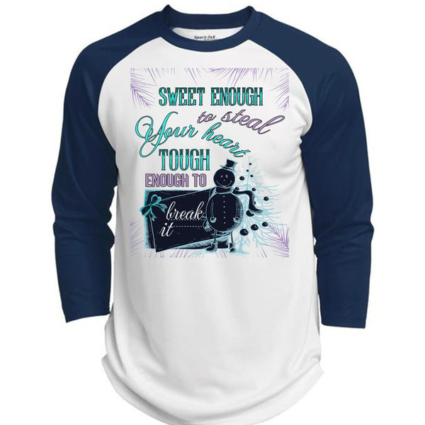 Sweet Enough To Steal Your Heart T Shirt, This Girl Loves Christmas T Shirt, Awesome T-Shirts  (Polyester Game Baseball Jersey)