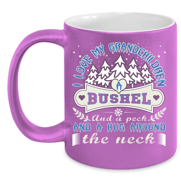 I Love My Grandchildren Coffee Mug, Christmas Gift For Dad Coffee Cup