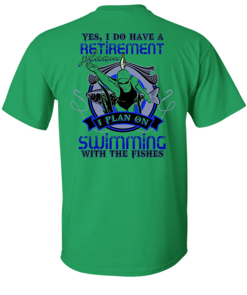 I Plan On Swimming T Shirt, I Love Swimming T Shirt
