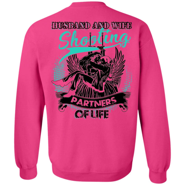 I Love Husband T Shirt, Husband And Wife Shooting Partners Of Life Sweatshirt