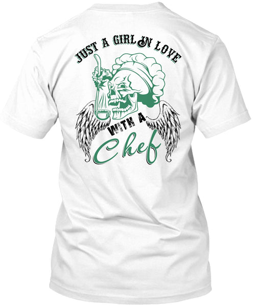 A black t-shirt with the shopify logo