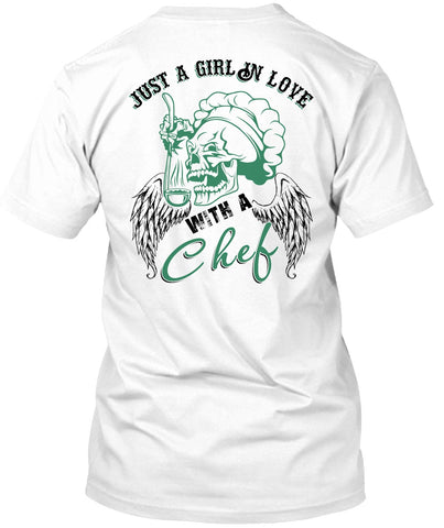 A black t-shirt with the shopify logo