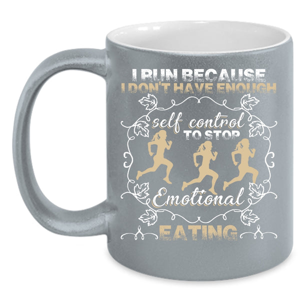 I Run Coffee Mug, Awesome Gift For Runners Coffee Cup