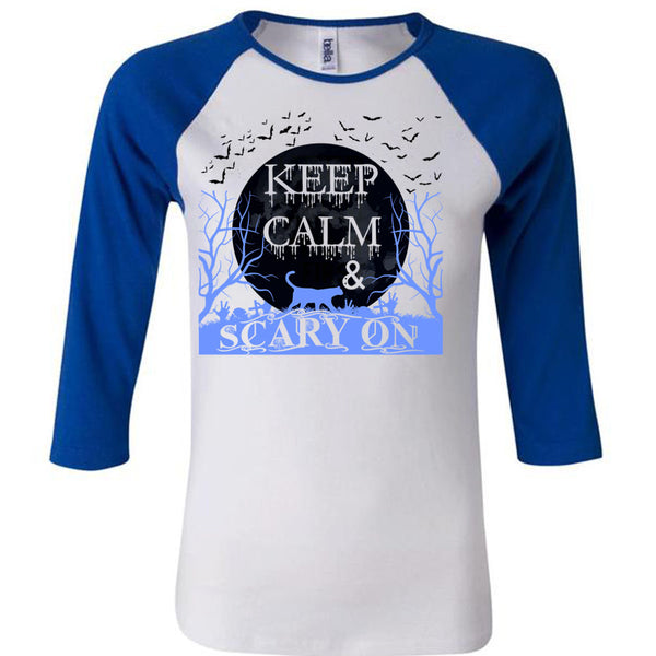 Keep Calm And Scary On T Shirt, Wait For Halloween T Shirt, Awesome T-Shirts