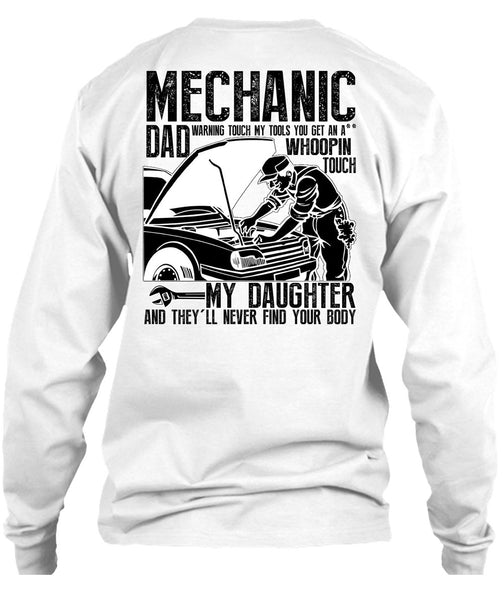 Mechanic Dad T Shirt, I Love Mechanic T Shirt