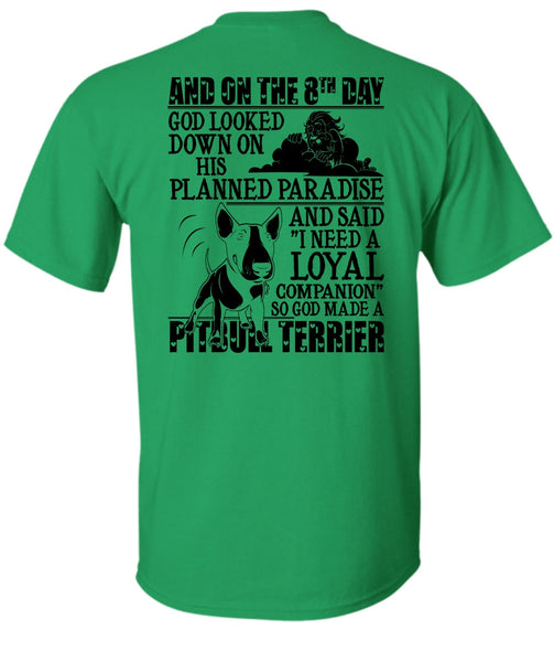 God Made A Pit Bull Terrier T Shirt, I Love Pit Bull T Shirt