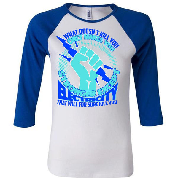 Stronger Except Electricity T Shirt, I Love Electrician T Shirt, Awesome T-Shirts