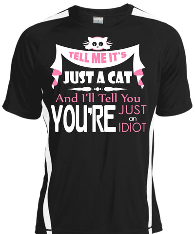 A black t-shirt with the shopify logo