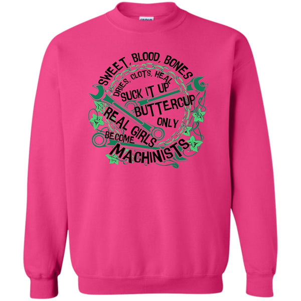 Coolest Mechanic Girls T Shirt, Sweet Blood Bones Sweatshirt