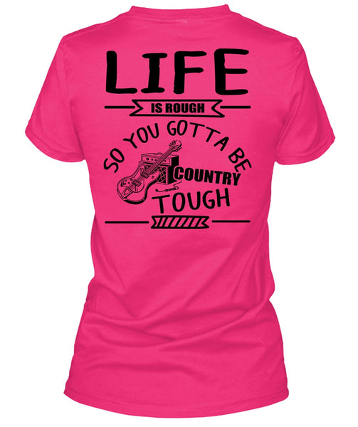 Life Is Rough T Shirt, I Love Guitar T Shirt