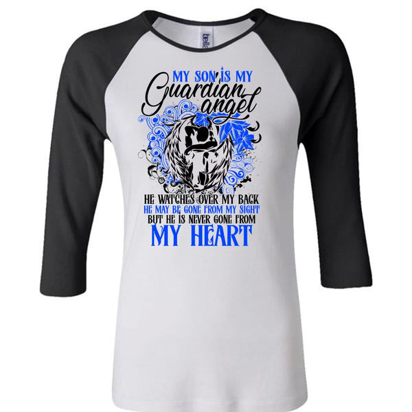 My Son Is My Guardian Angel T Shirt, I Love Son T Shirt, Awesome T-Shirts