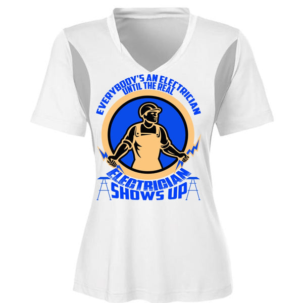 Electrician Shows Up T Shirt, I Love Electrician T Shirt, Awesome T-Shirts