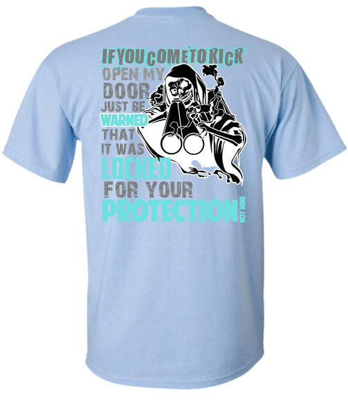 Locked For Your Protection T Shirt, I Love Veteran T Shirt