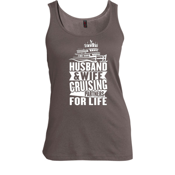 Husband & Wife T Shirt, Cruising Partners For Life T Shirt, Cool T Shirt