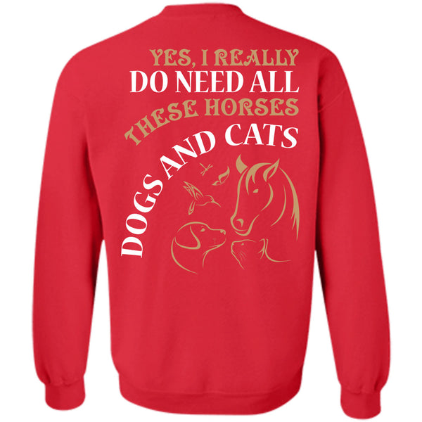 Dogs And Cats T Shirt, Loving Sweatshirt