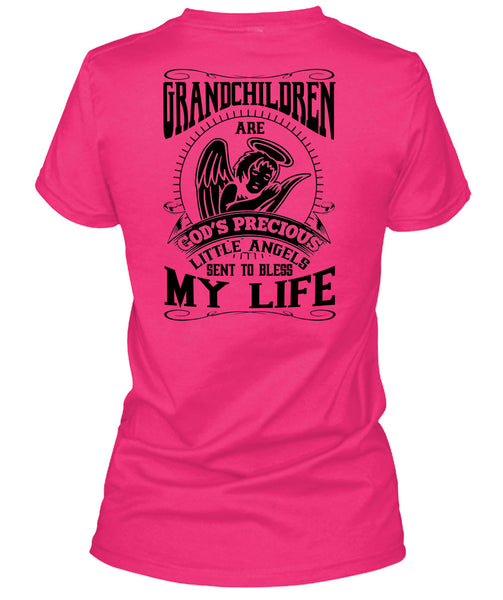 Grandchildren Are God's Precious Little Angels T Shirt, I Love Grandkid T Shirt