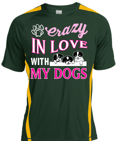 Crazy In Love With My Dogs T Shirt, I Love My Dogs T Shirt, Cool Shirt