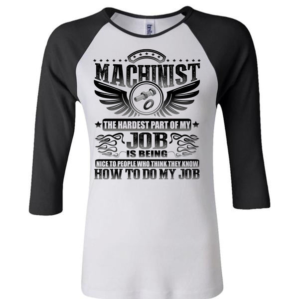 Machinist The Hardest T Shirt, I Love Machinist T Shirt, Awesome T-Shirts