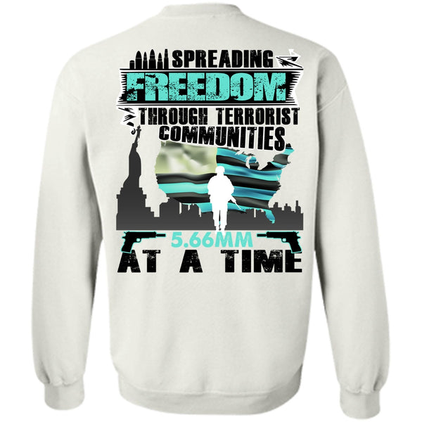 A black t-shirt with the shopify logo