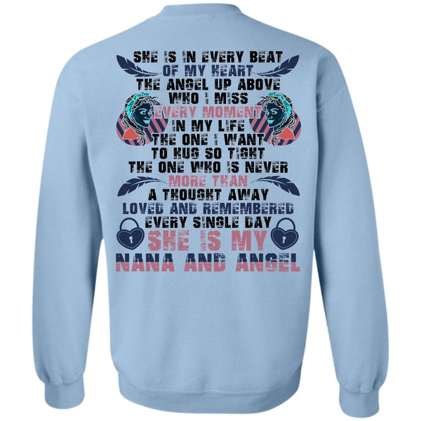 I Love Nana T Shirt, She Is My Nana And Angel Sweatshirt