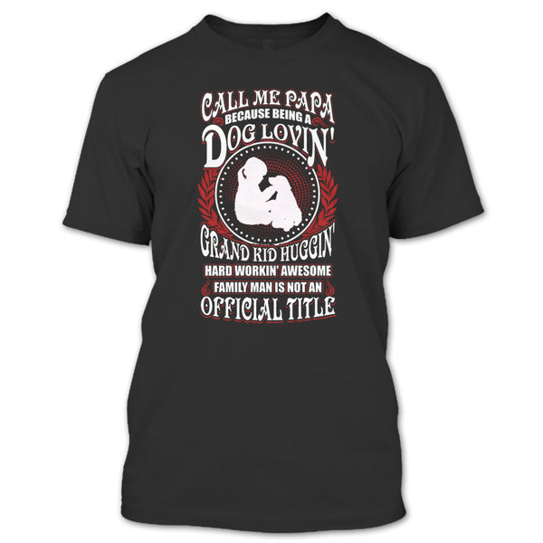 A black t-shirt with the shopify logo