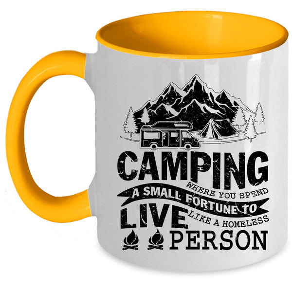 Cool Gift For Camper Coffee Mug, Camping Accent Mug