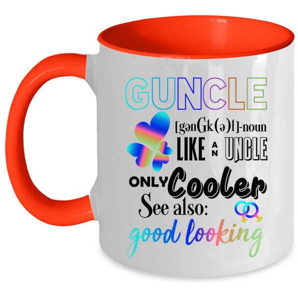 Like An Uncle Only Cooler Coffee Mug, Guncle Accent Mug