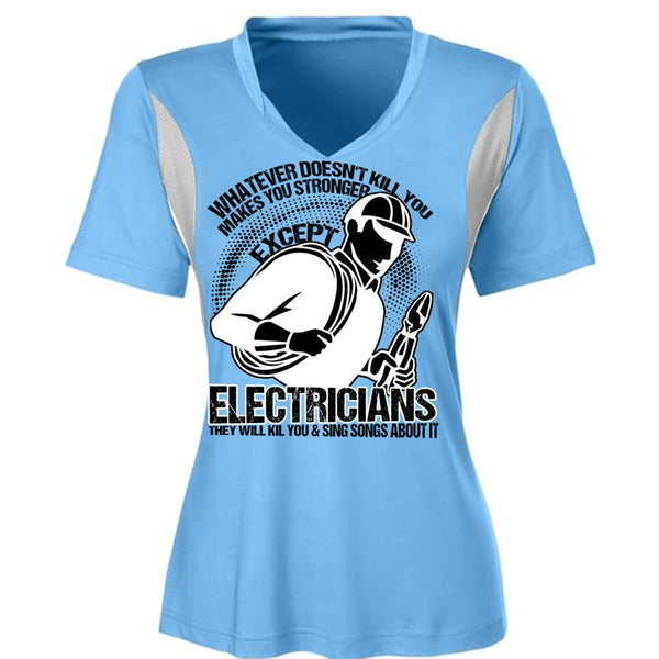 Stronger Except Electricians T Shirt, I Love Electrician T Shirt, Awesome T-Shirts