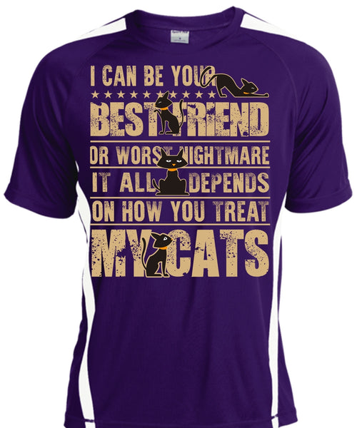 You Treat My Cats T Shirt, I Can Be Your Best Friend T Shirt, Cool Shirt