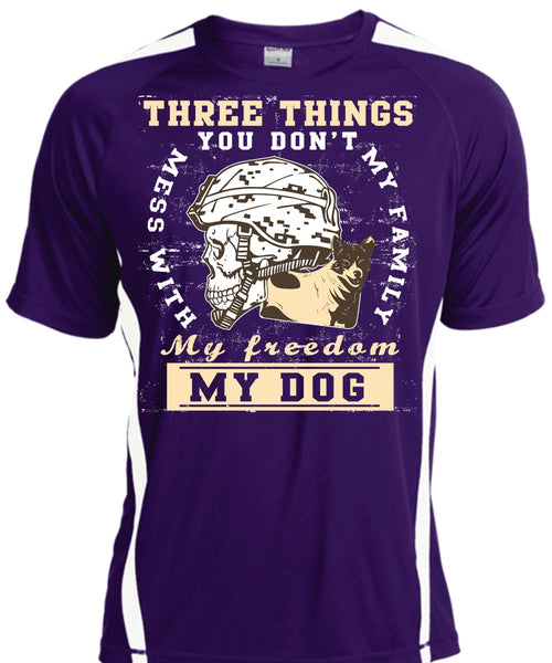 My Family My Freedom My Dog T Shirt, Being A Veteran T Shirt, Cool Shirt